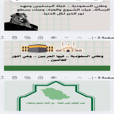 بطاقات عن حب الوطن الوحدة الثالثة  لمادة لغتي الصف الثاني الابتدائي الفصل الاول 